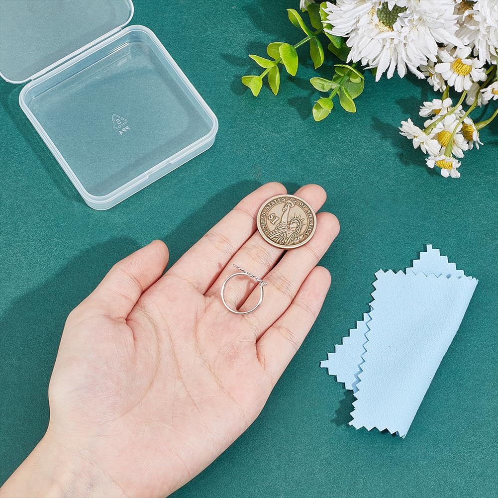 4 Verstellbare Krallenring-Rohlinge Aus Messing - Ideal Für DIY-Schmuck & Edelsteine