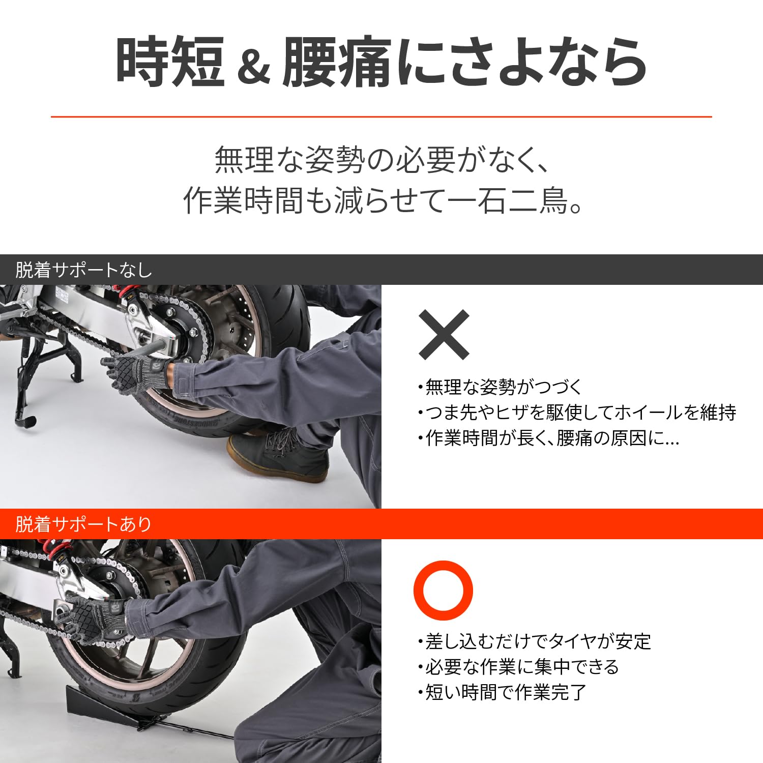 Amazon | デイトナ(Daytona) バイクスタンド タイヤ交換 工具 リア