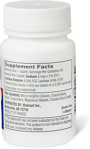 Miniatura 8 de Píldoras para intolerancia a la lactosa - Equate Fast Acting 60 unidades (1 paquete), juego con estuche Fusion Shop Store Week (1)