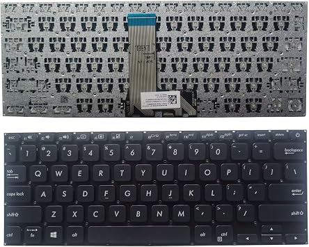 Laptop Replacement Keyboard Compatible for ASUS Vivobook X412 X412FA X412U X412UB X412UA D412 F412 S412 US Layout No Backlit