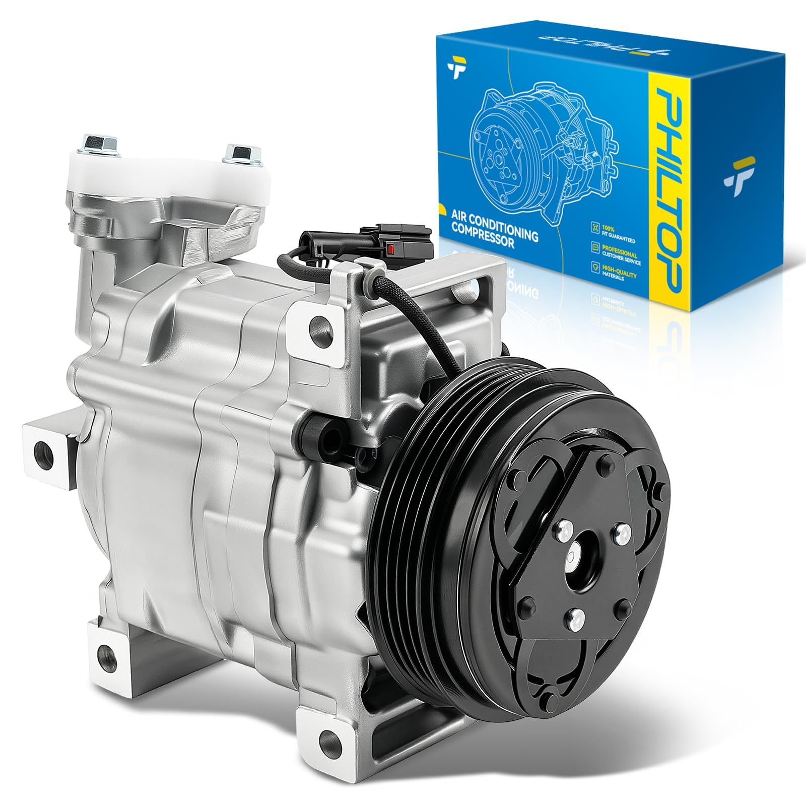 PHILTOP 98485 NEW AC Compressor for Forester 2014 2.0L, Forester 2007-2010