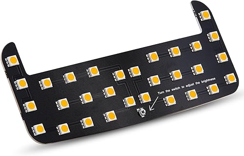 Miniatura 9 de Hoja de luz LED súper brillante de 6000 K, luz blanca pura, brillo de las luces se puede ajustar, se adapta a la luz trasera interior del automóvil