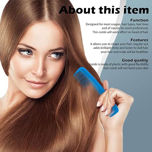 Miniatura 6 de Soft 'N Style Juego de 4 peines para el cuidado del cabello - No se rompen - peine para hombrespeine de dientes finospeines para cabello