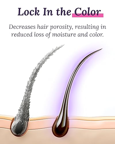 Miniatura 3 de Keranique Champú y acondicionador de color seguro, protege y extiende el color champú y acondicionador para mujeres con cabello seco, fino y teñido