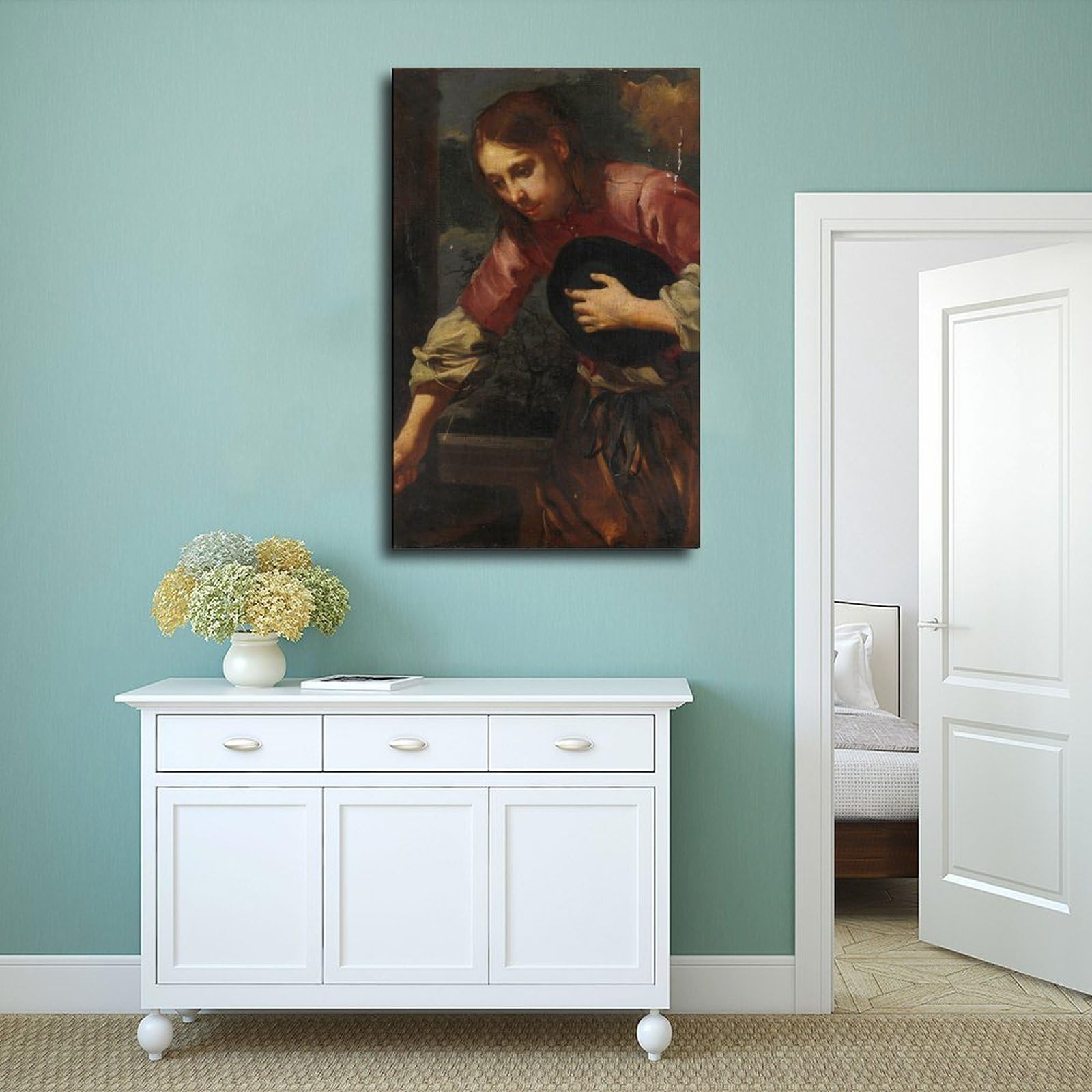 Poster su tela con cappello per regalo decorativo per ufficio