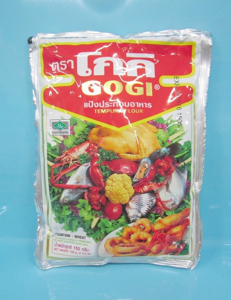 6x Gogi Tempura Flour Thai Product 150 G or 5.3oz. Whole Sale andpng