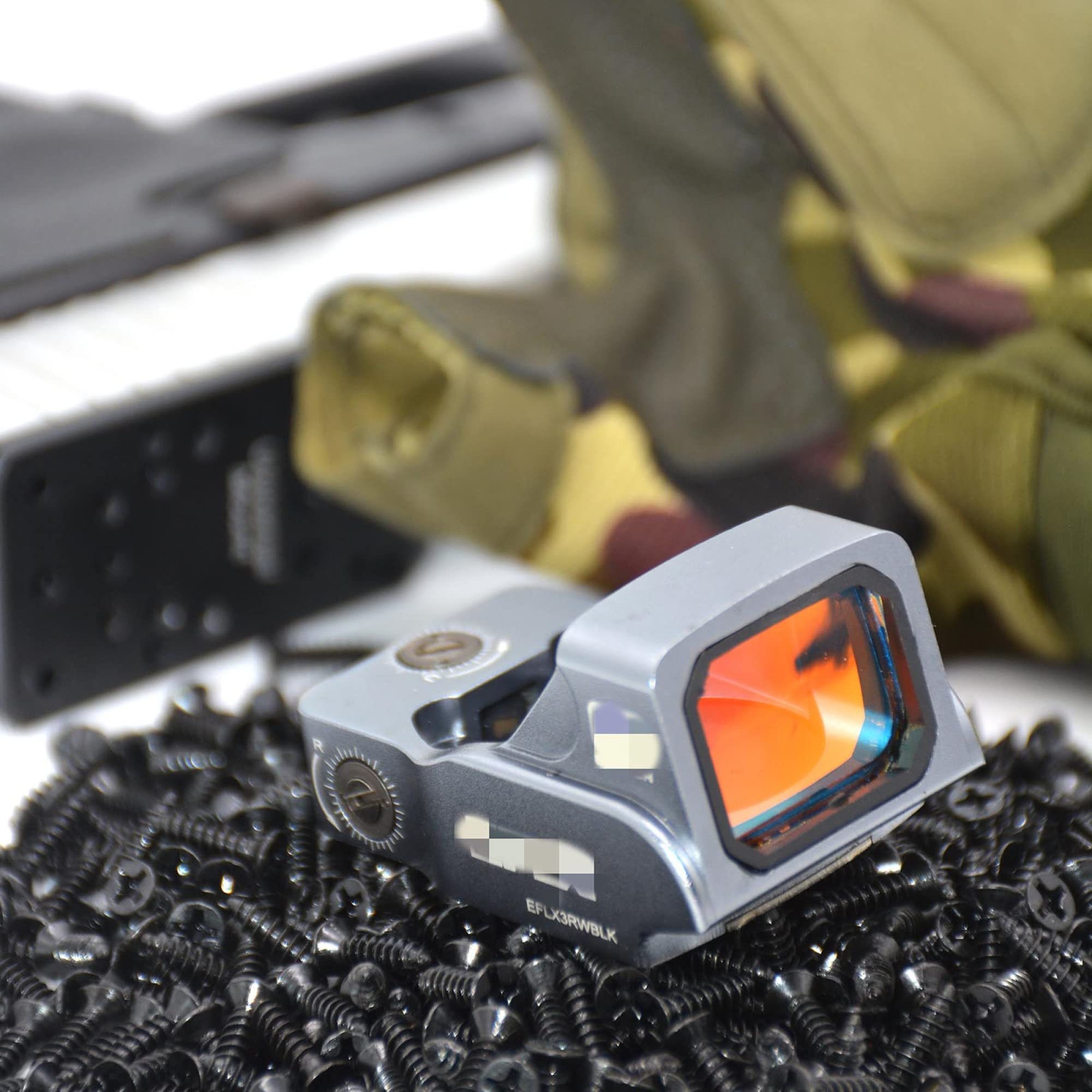Mini Reflex Tattica Leggera Red DOT, mirino olografico da Caccia Pistola Softair con Attacco G Universale