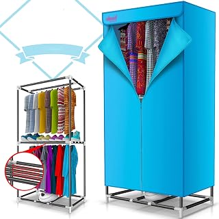 Secadora eléctrica de ropa para interiores, 900 W, gran capacidad, 15 kg, doble capa, acero inoxidable, eficiencia energética, color azul, tamaño B, secado rápido en interiores