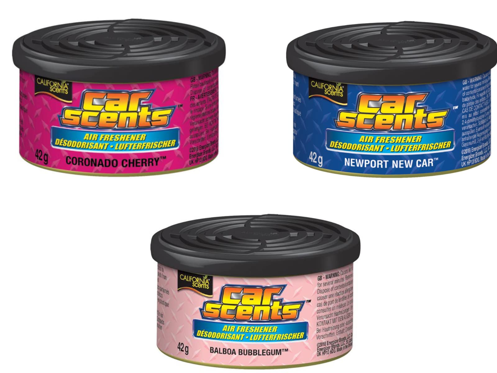 California Scents AutoLufterfrischer 3 Pack Set Coronado Cherry