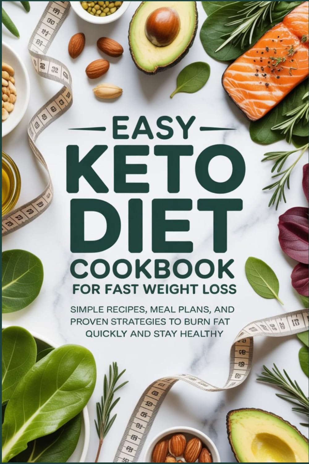 Easy Keto Diet Cookbook for Fast Weight Loss: Simple Recipes, Meal Plans, and Proven Strategies to Burn Fat Quickly and Stay Healthy