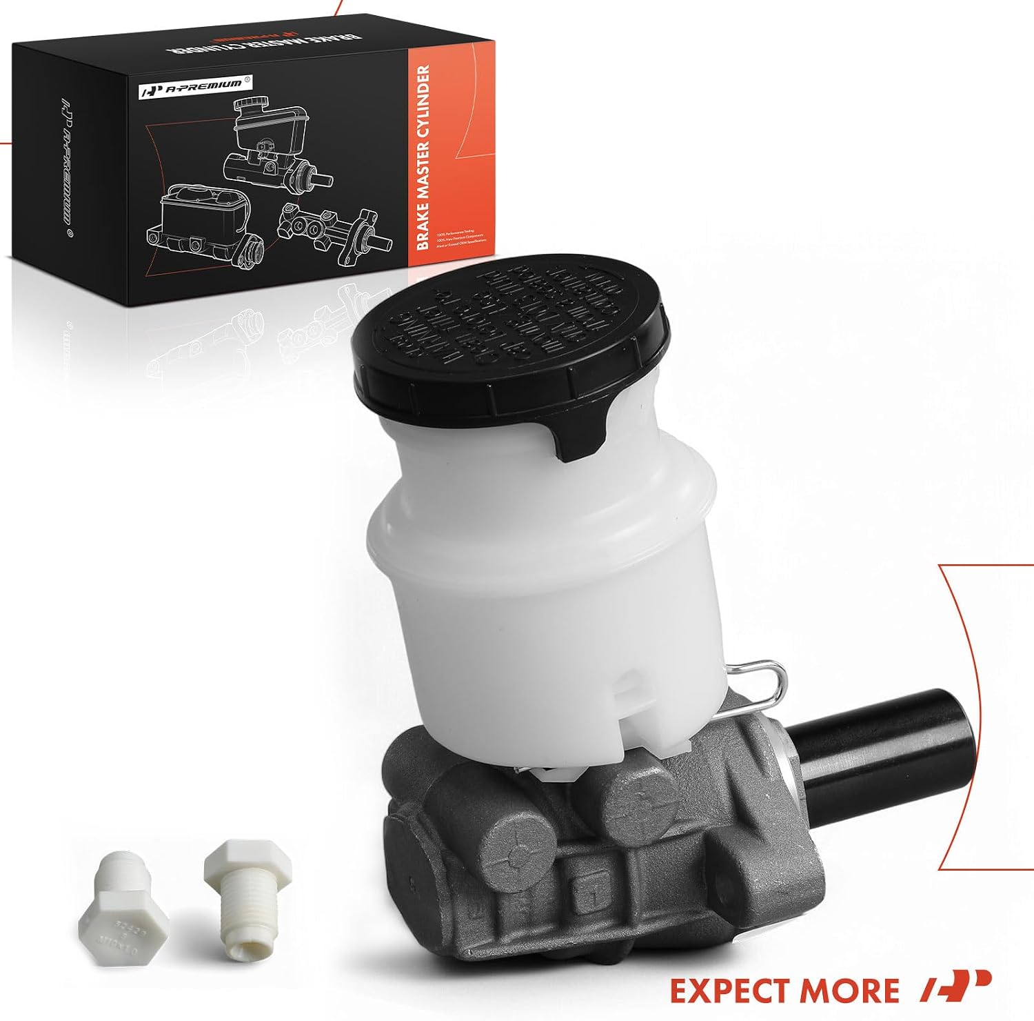 A-Premium Brake Master Cylinder with Reservoir and Sensor Compatible with Honda, Acura and Isuzu Vehicles - Passport 1998-2001, SLX 1996-1999, Amigo, Axiom, Rodeo, Rodeo Sport, Trooper, VehiCROSS