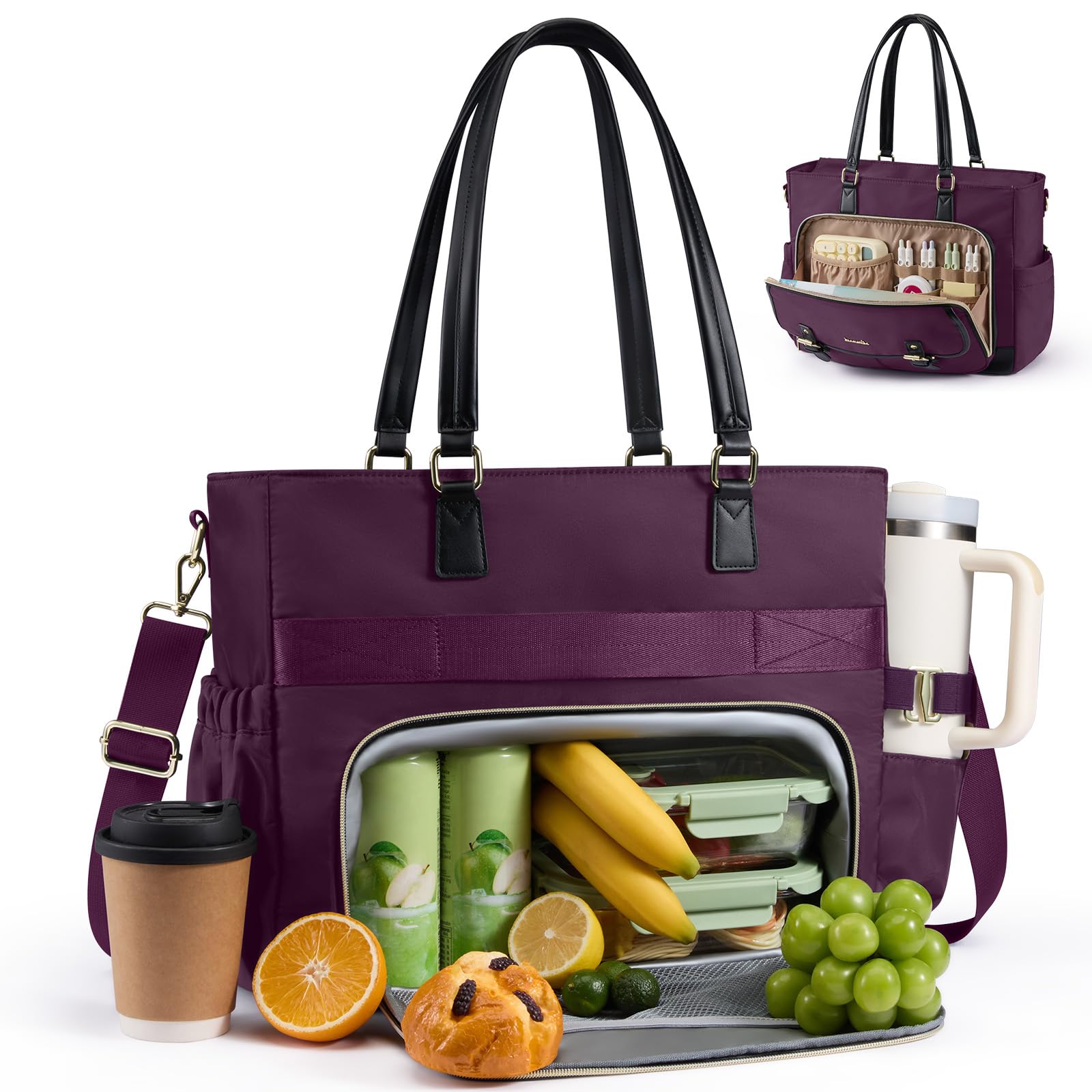 LOVEVOOK Tote Bag for Women, Work Laptop Bag for Teachers and Nurses