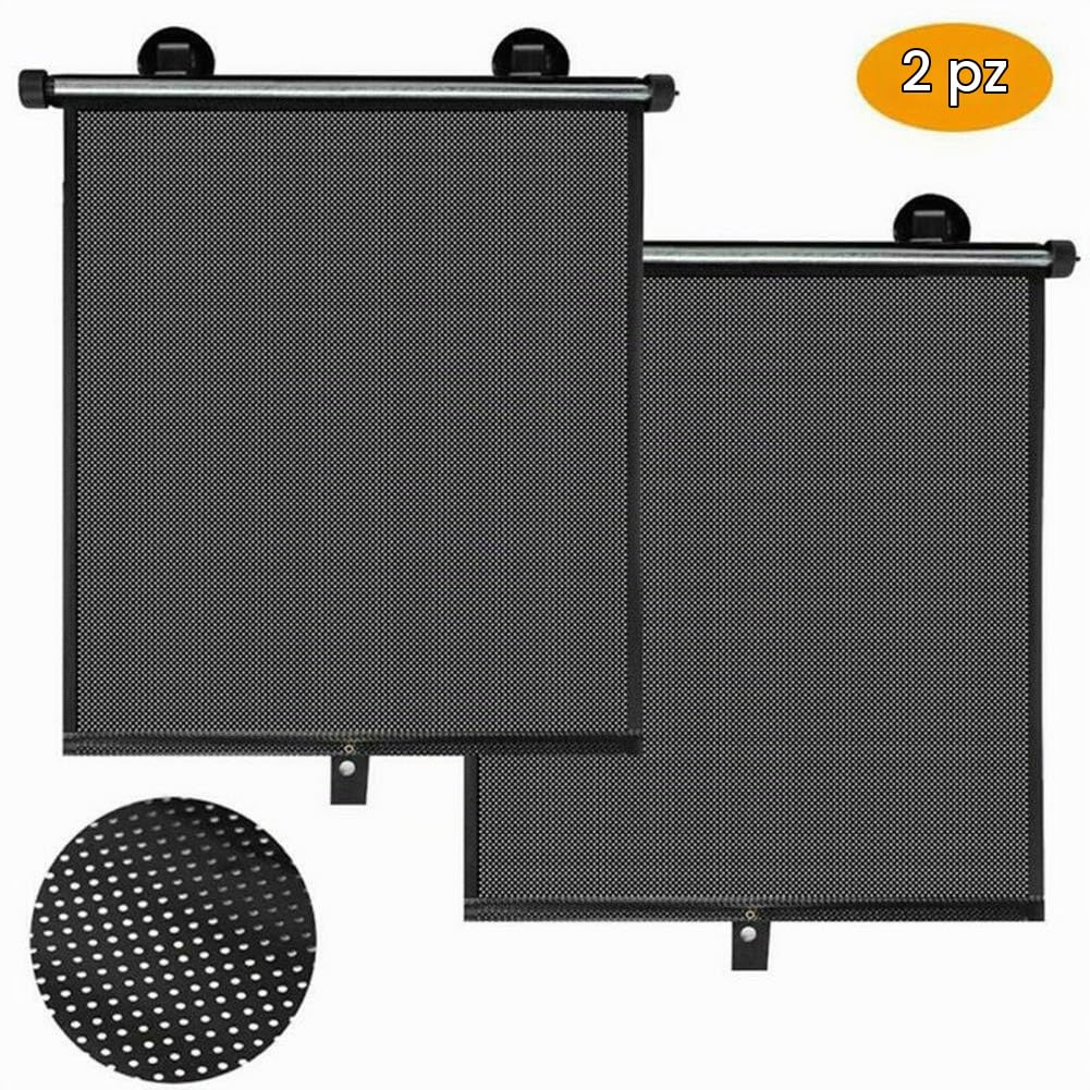 Parasole per Finestrino Laterale Dell'Auto Parasole a Rullo per Auto Retrattile per Bambini | Tende per Finestrini Auto per Bambini per Protezione Dai Riflessi Solari | Accessori