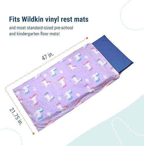 Miniatura 5 de Wildkin Kids Microfiber Nap Mat Cover  Soft, Durable & Fits 1.5" Vinyl Sleep Mats
