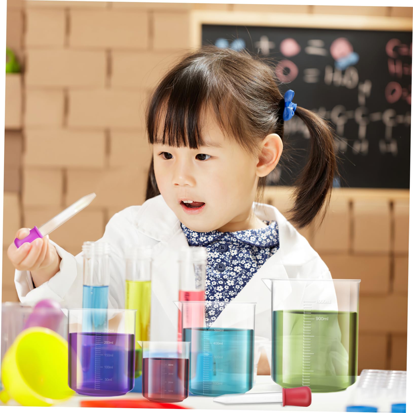 Alipis 12piezas Tazas Medidoras Transparentes Sin Asa Jarras De Plástico Para Medición De Utensilios De Cocina Prácticos y Funcionales