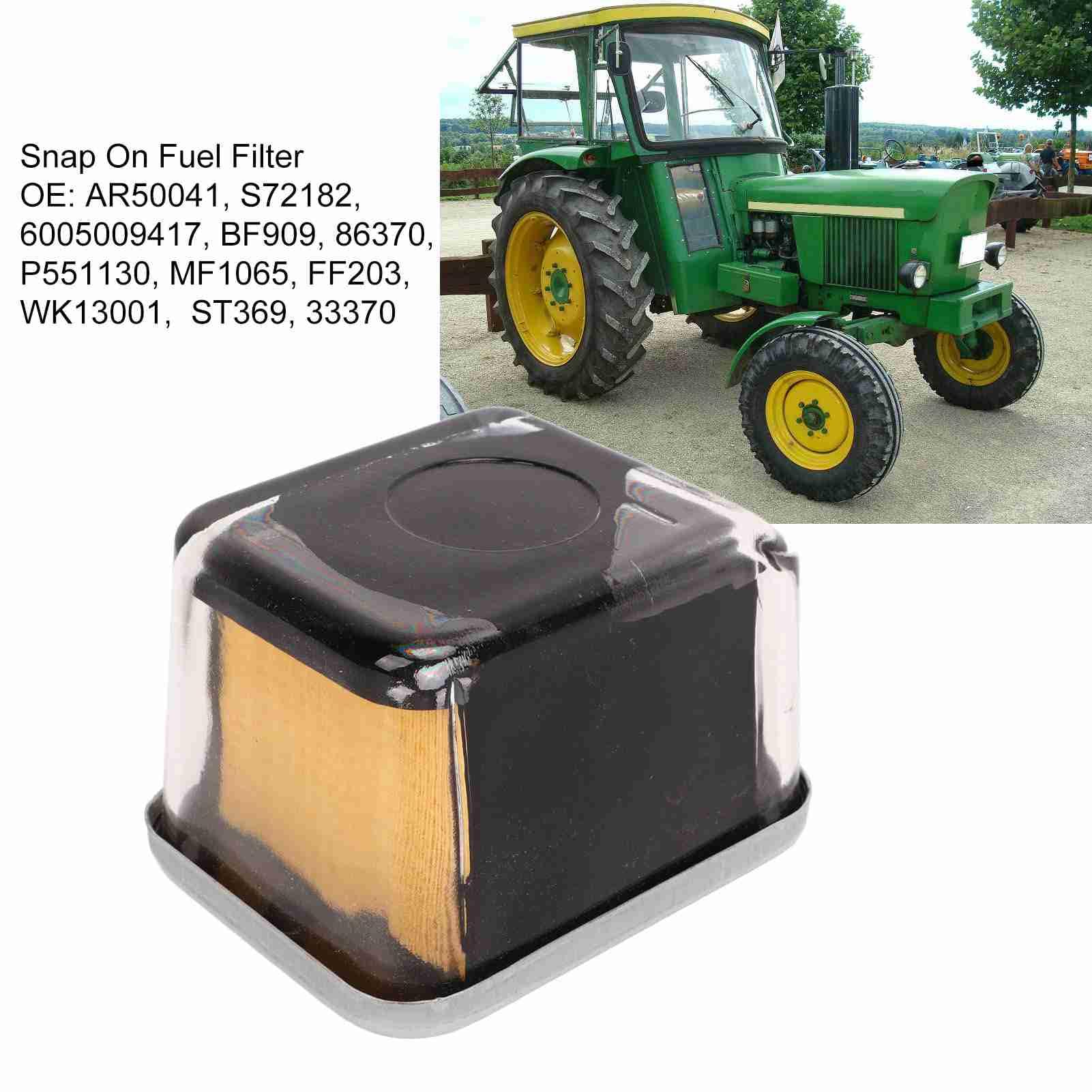 Filtro de Combustible, Filtro de Combustible a Presión AR50041 Vidrio de Aleación de Aluminio para 20 30 40 50 55 Series Tractor