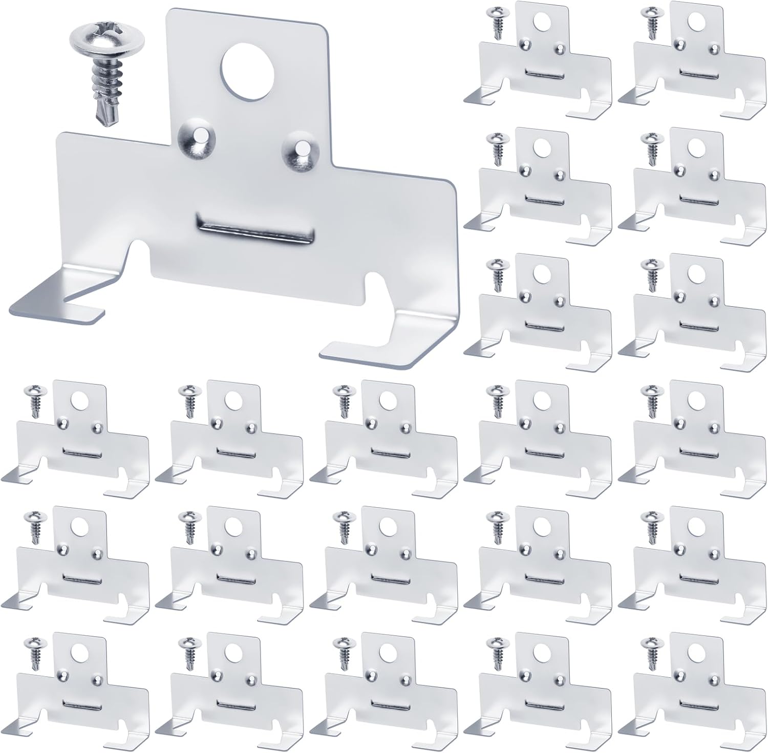 CHolic 24Pack (12 Pairs) Retrofit Recessed Downlight Housing C Clips