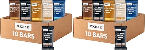 RXBAR Protein Bars, Snack Bars, Variety Pack, 10 Count (Pack of 2)