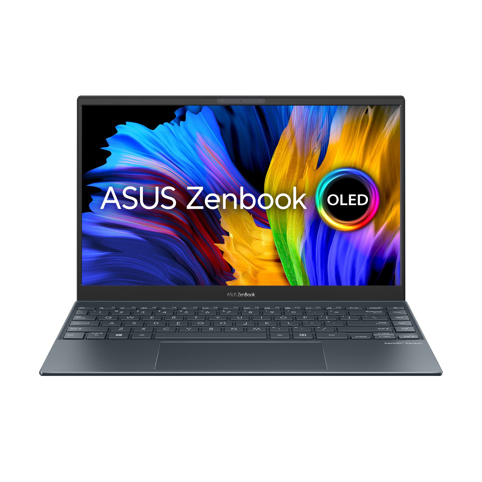 ASUS ZenBook 13 OLED UX325EA-OLED001T (Pine Grey)- 11th Gen Intel Core i7 Processor,16GB RAM LPDDR4X, Intel Iris Xe Graphics,1TB SSD, 13.3-inch OLED, Windows 10, Backlit-Eng-Arb-KB