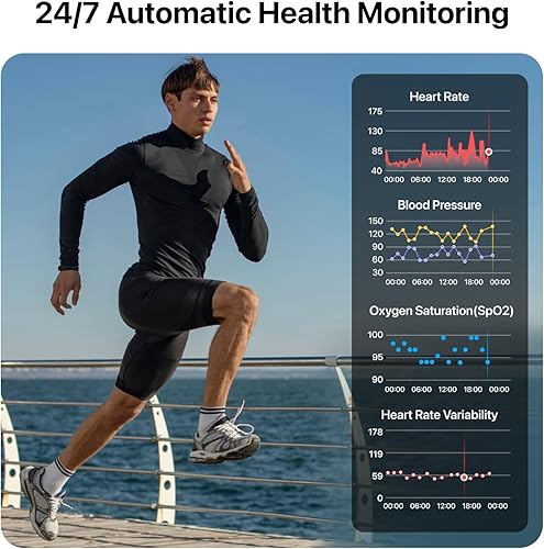 Miniatura 2 de Pulsera inteligente de salud, seguimiento de actividad y actividad física, más de 120 modos deportivos, monitoreo continuo durante todo el día,