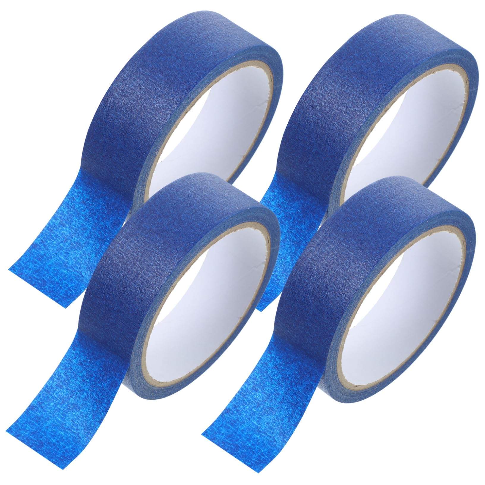 4 Rouleaux Ruban de Masquage Peinture Multifonction Ruban Adhésif Artiste Bleu Profond pour Protection Surface Verre Carrelage