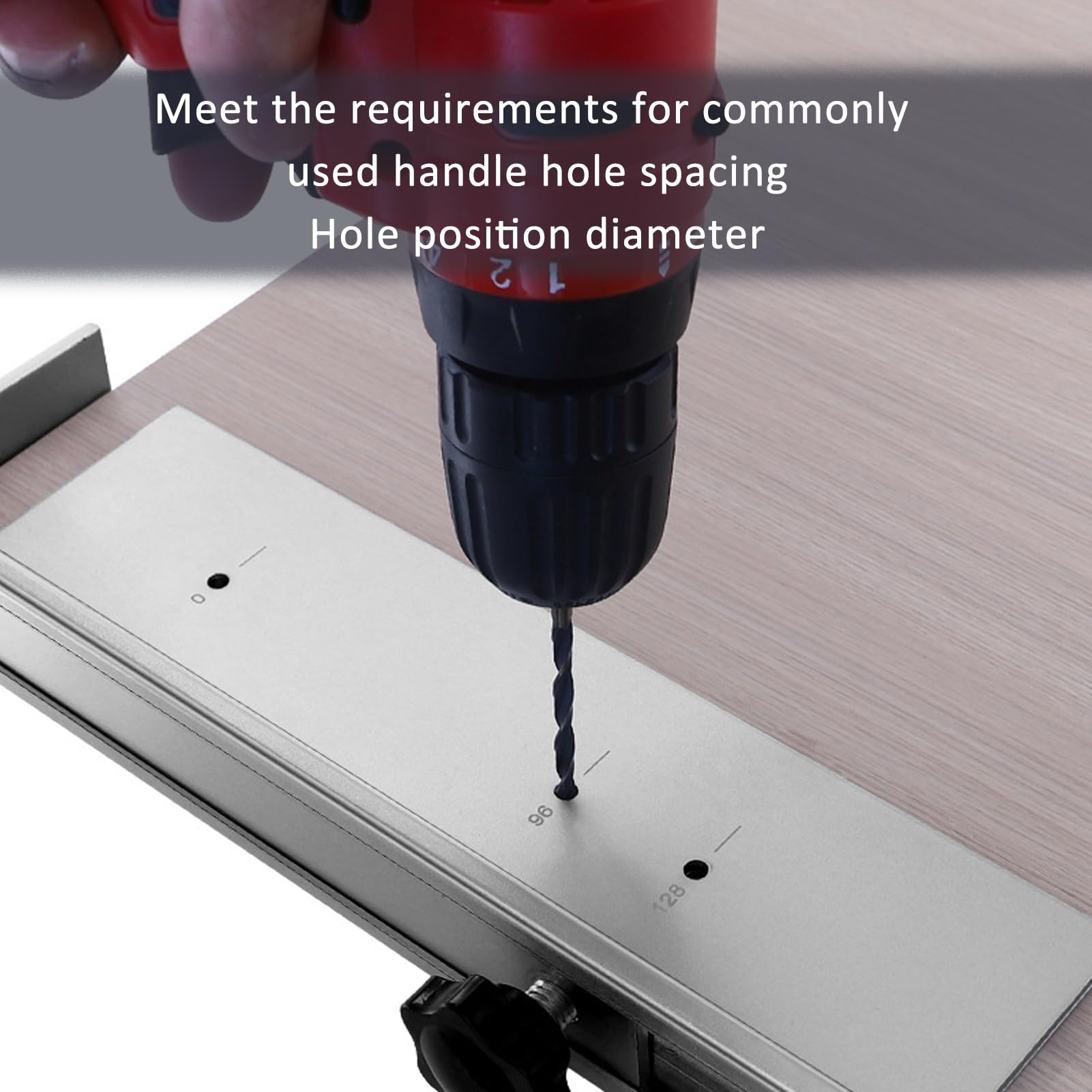 Gabarit Pour Quincaillerie D'Armoire, Guide De Perçage Ajustable Pour Poignées De Porte, Localisateur De Poinçons En Alliage D' - Bricolage