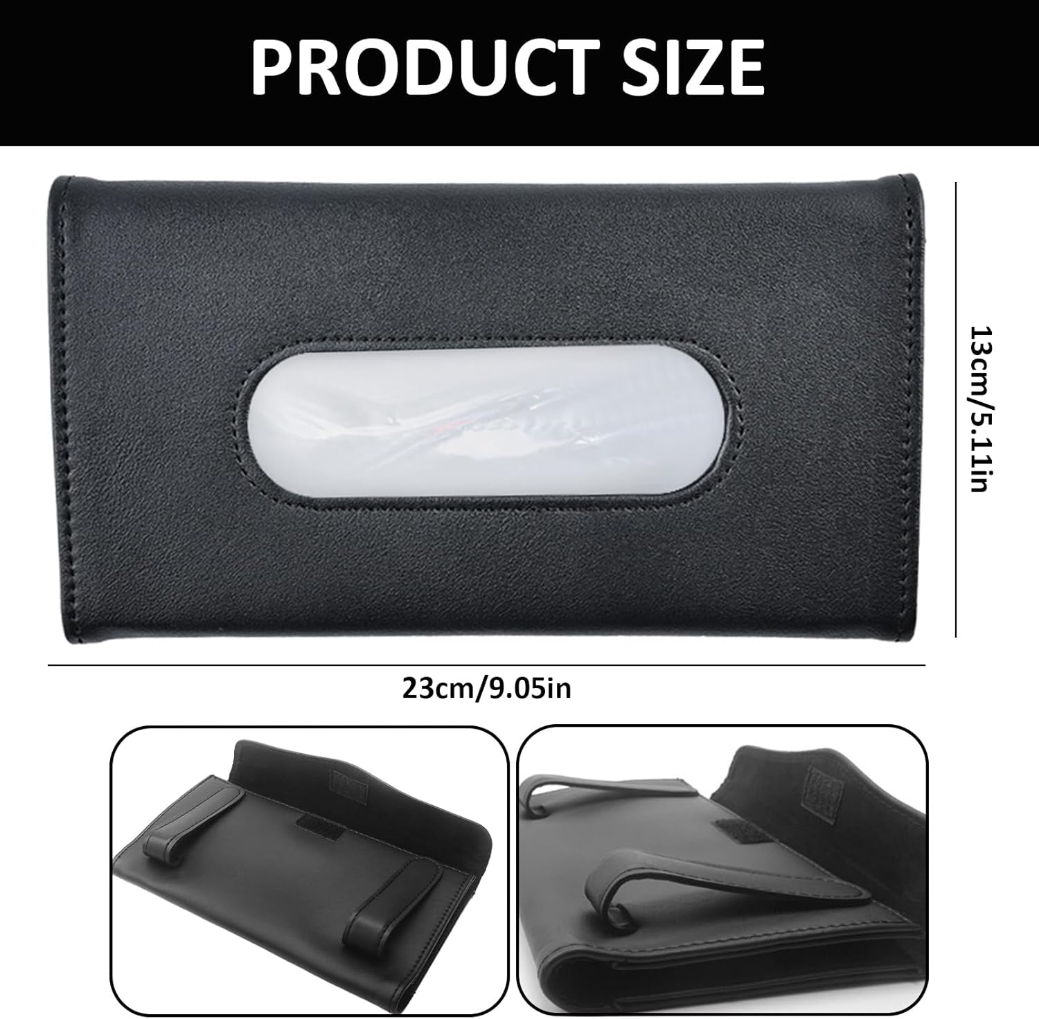 Elevate Your Drive: HIAHXC PU Leather Car Tissue Holder Review