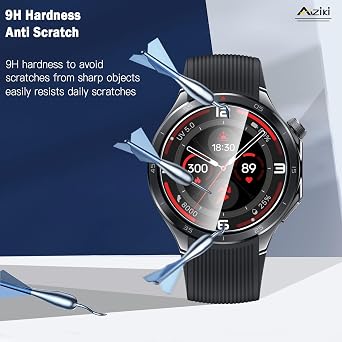 Glass Screen Protector For OnePlus Watch 3 Tempered Glass Film, Impact-Protection, Anti-Shatter, Anti-Scratch, Bubble Free, [2 Pack] Screen Protectors OnePlus Watch 3