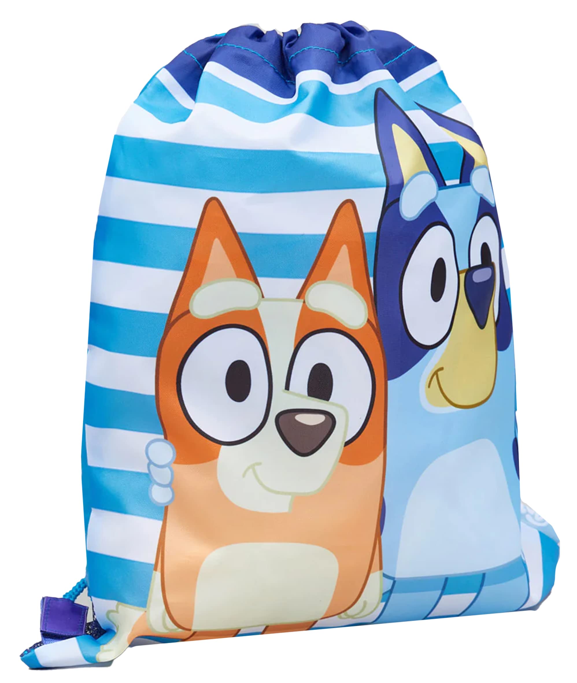 Kids Essentials Bluey Drawstring Bag PE Swim Sports School Bag (Bluey)