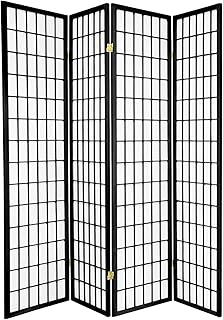 Legacy Decor 4 Panels Room Divider - Portable & Foldable Freestanding Ro...