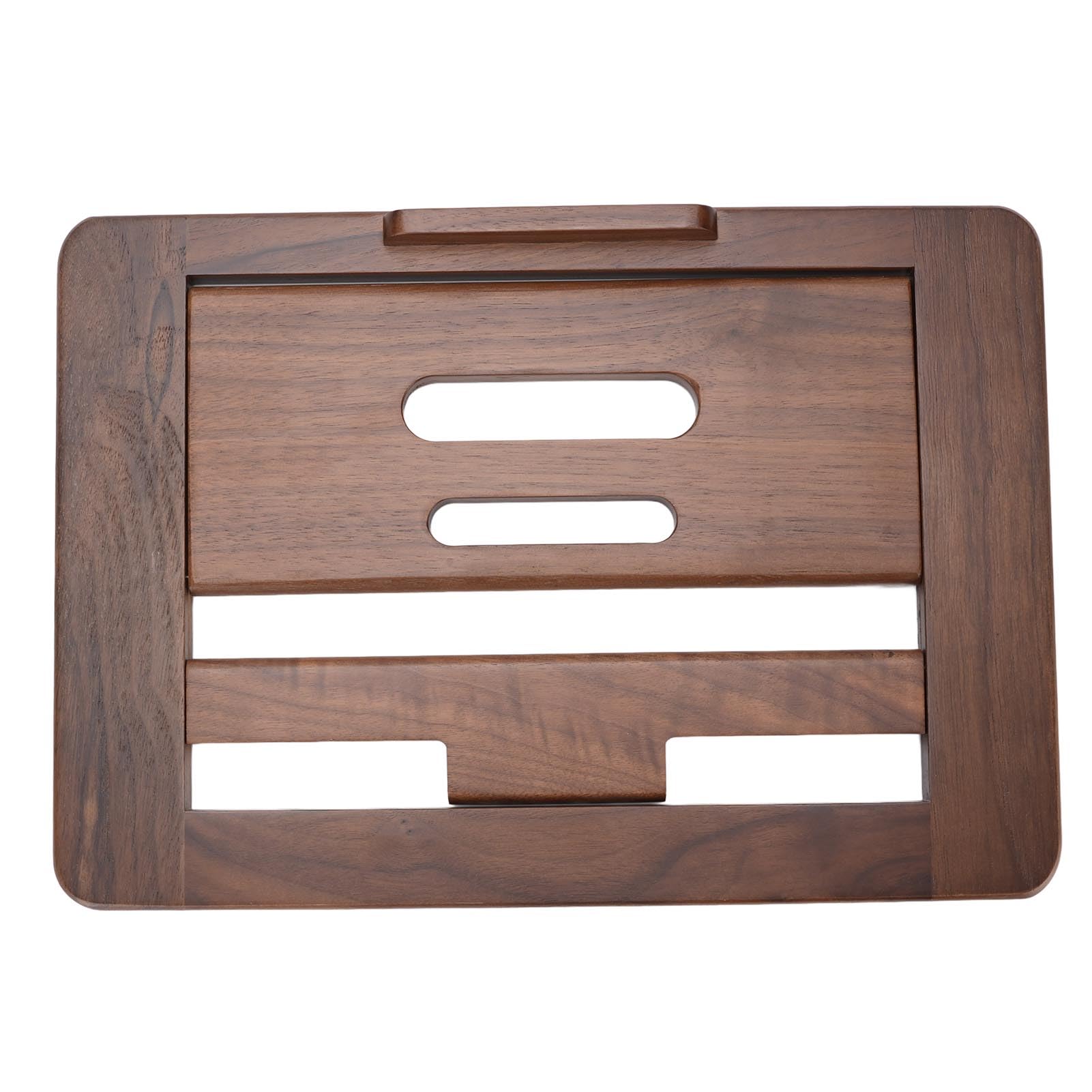 Cocoarm Supporto Pieghevole per Tablet in Legno di Noce, Porta Tablet con 2 Impostazioni di Angolazione, for Casa Ufficio Studio Lettura