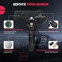 Vista 3 de BDFHYK Sensor TPMS GM 315Mhz Sensor de monitoreo de presión de neumáticos compatible con Chevy Silverado Sensor de neumáticos Reemplazo OEM #
