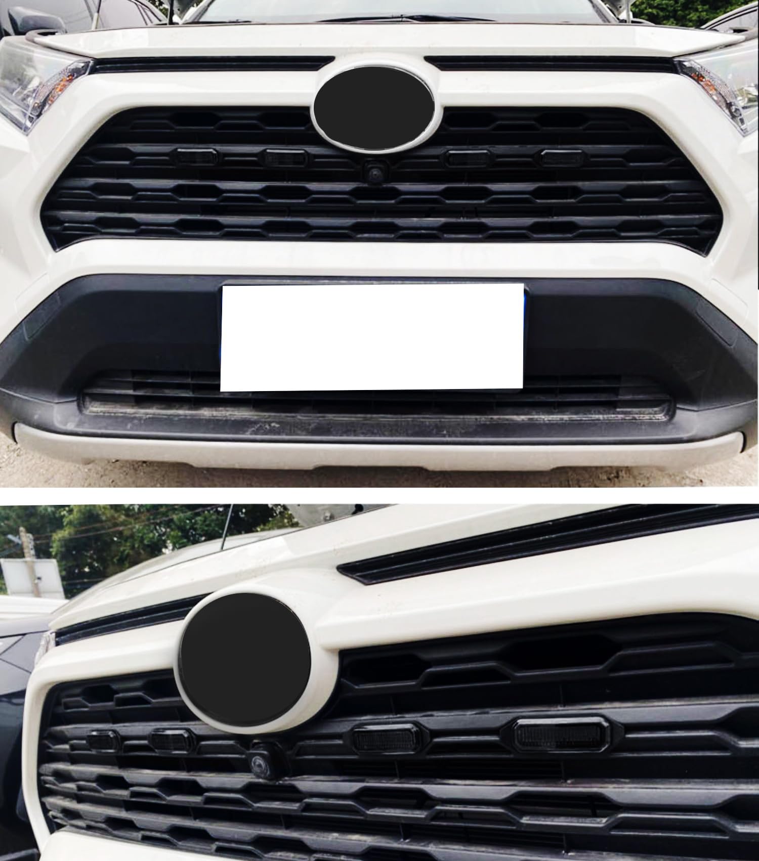 Amazon | iJDMTOY スモークレンズ フロントグリル TRD スタイル 