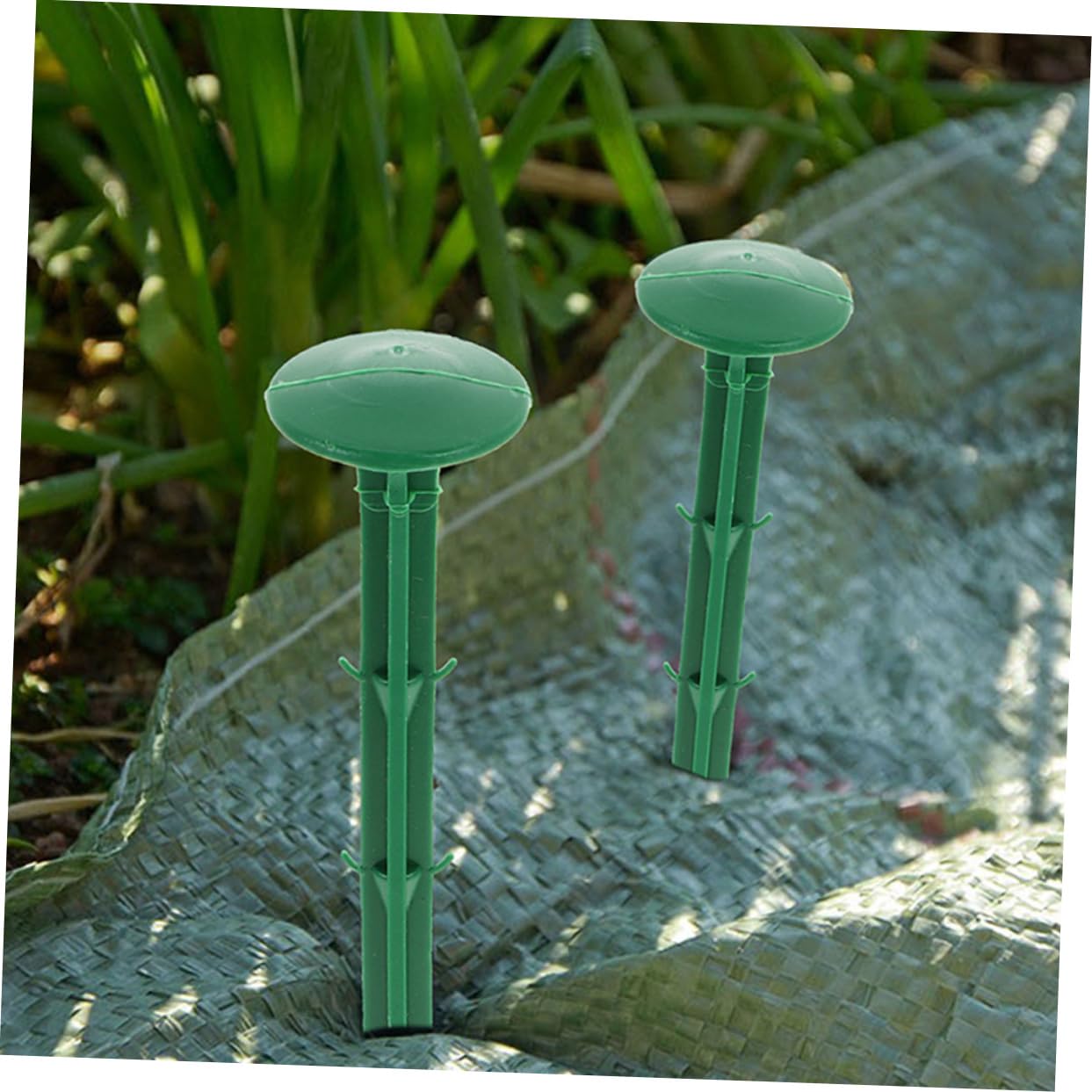 150pezzi Picchetti Giardino in Plastica Verde per Tappeto Erboso Pacciamatura e Fissaggio Esterno Resistenti e Facili da Installare per Uso Paesaggistico e Orto