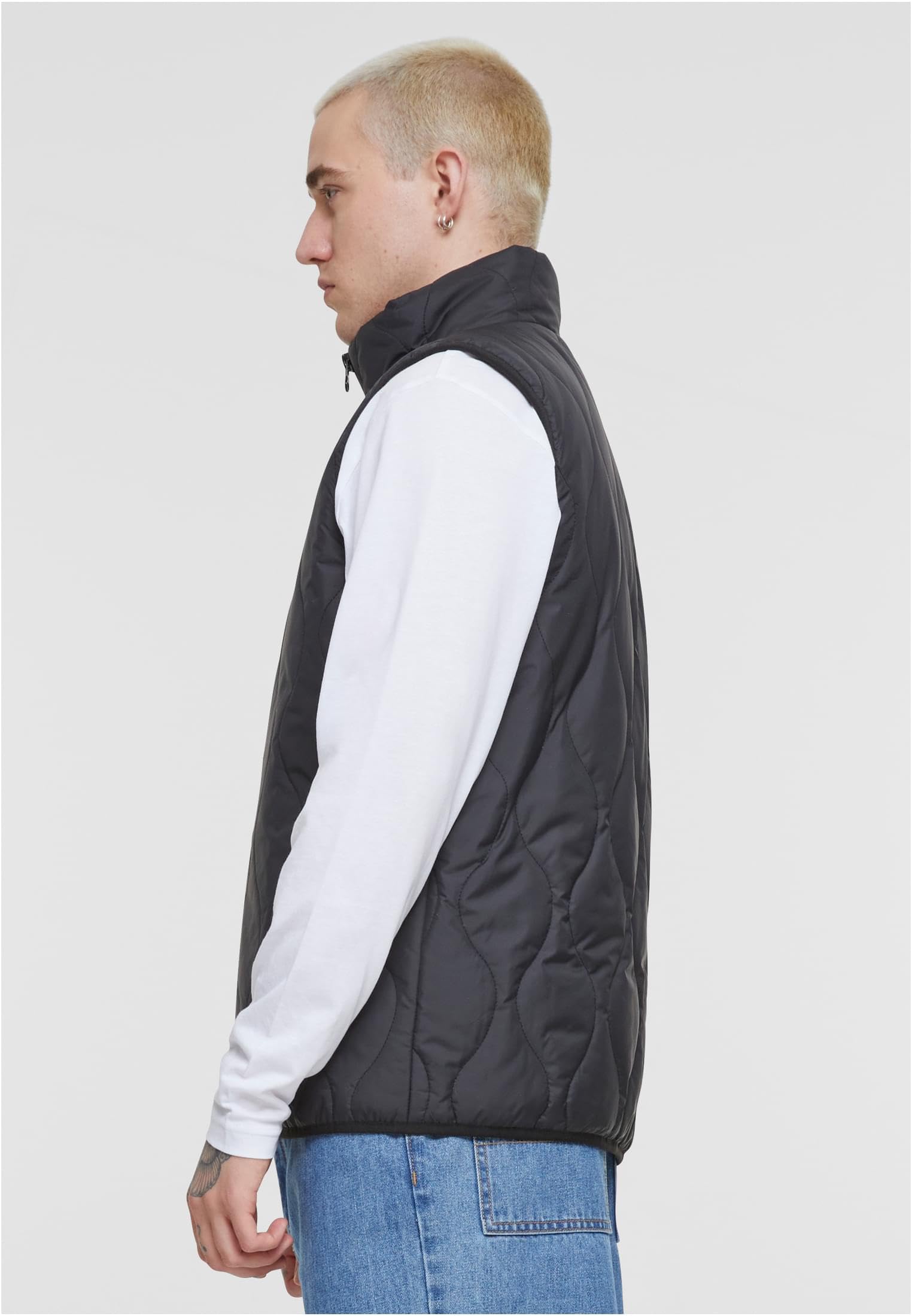 Urban Classics Mens Super Light Bubble Vest Uomo Gilet nero