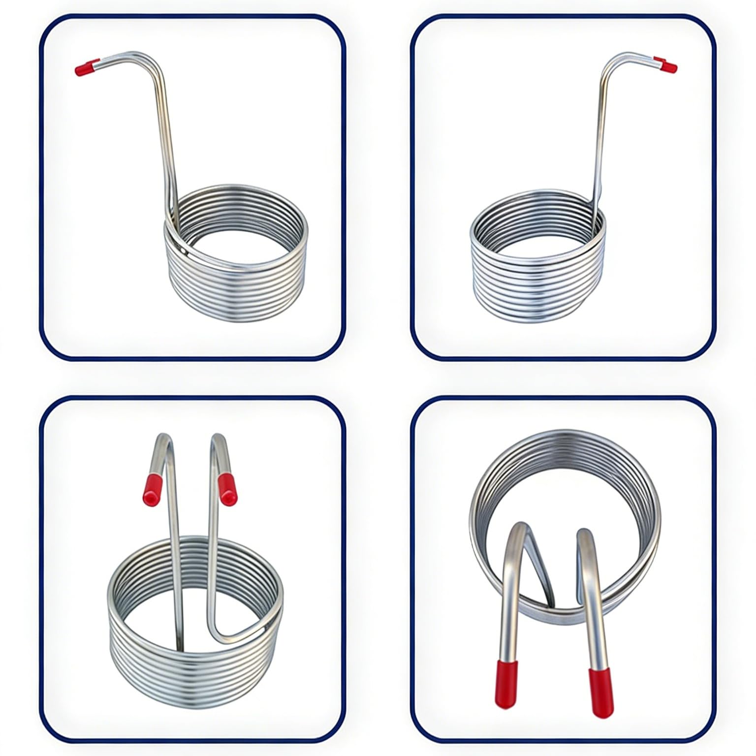 Enfriador de Mosto de Cerveza, Bobina de Acero Inoxidable de 8m (26.2 ft), Fácil de Limpiar, para Fabricación de Cerveza Artesanal