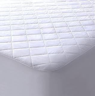 Bronwen Mathews Quilted Mattress Protector Double 137x190 cm Deep Fitted Mattress Pad up to 40 CM, Mattress Cover, Mattress Topper Breathable, Hypoallergenic (Double)