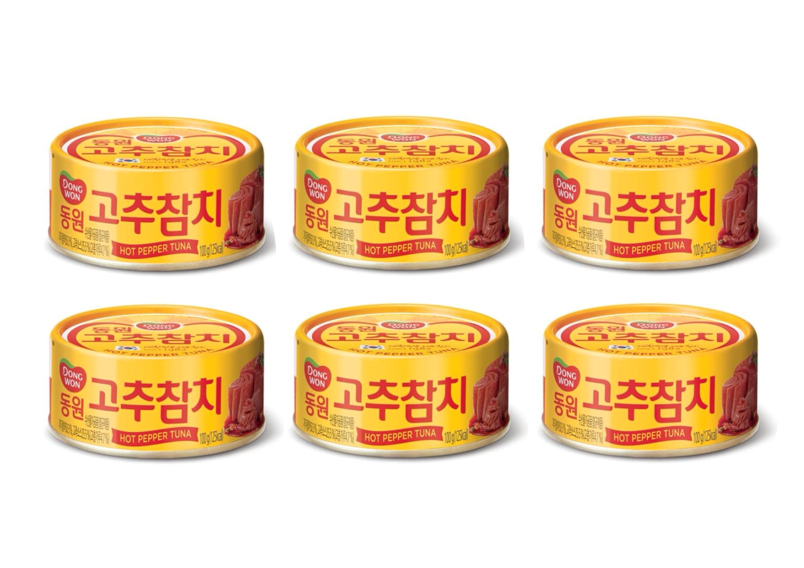 Amazon.co.jp: 東遠 DONGWON唐辛子ツナ缶 100gx6缶・ 食卓をもっと