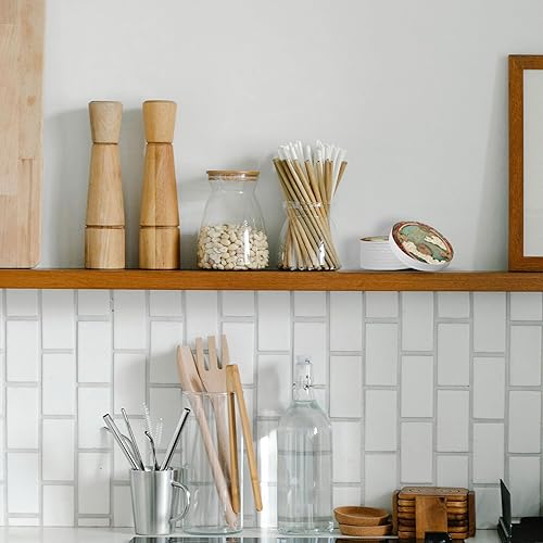 Miniatura 6 de Trillionn - Paquete de 12 posavasos de fieltro para bebidas, posavasos absorbentes para café, diseño de patrón japonés