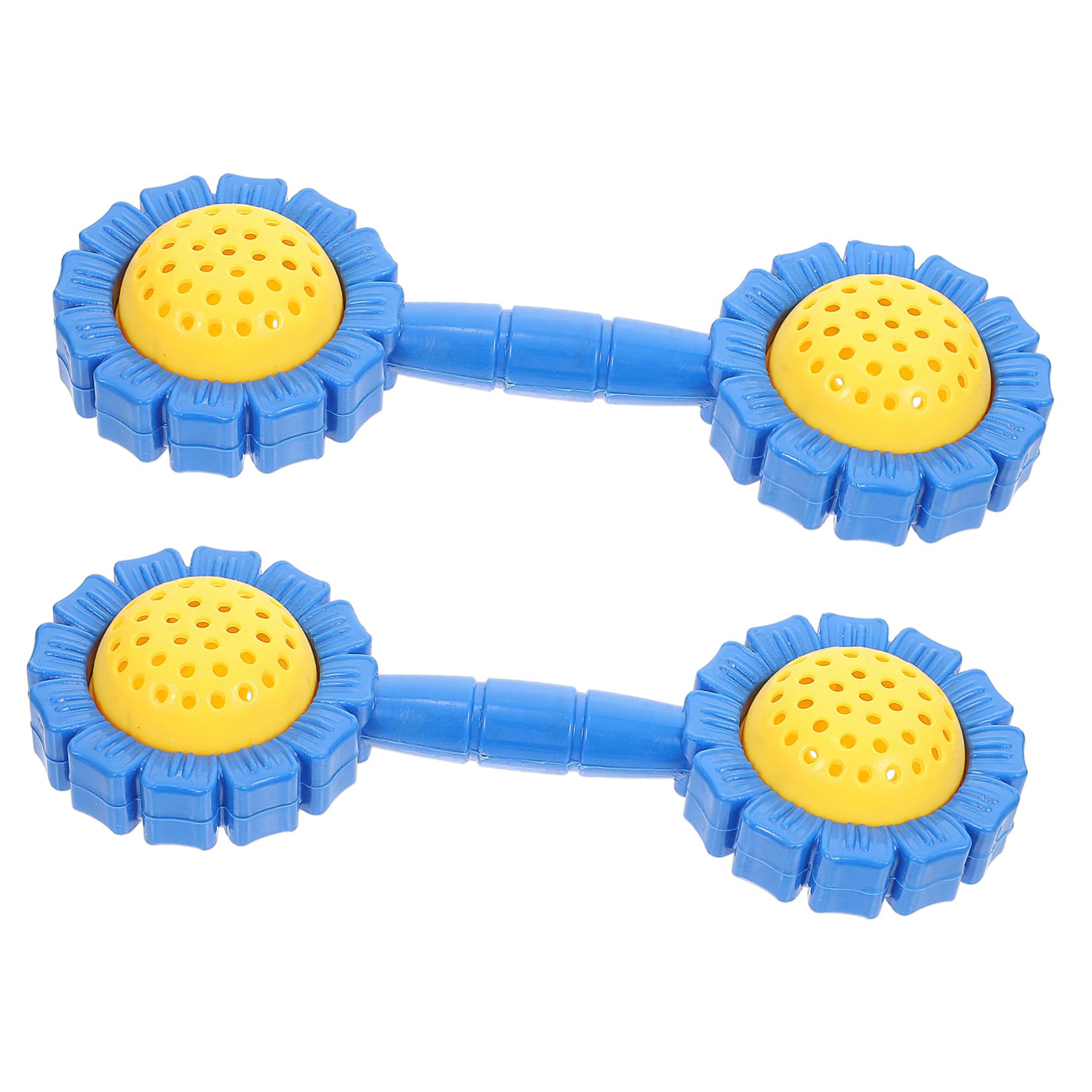 Milisten 2pcs Vocal Dumbbells for Boys and Girls Lightweight Handheld Dumbbells for Dance Performance Cartoon Design Exercise Toy