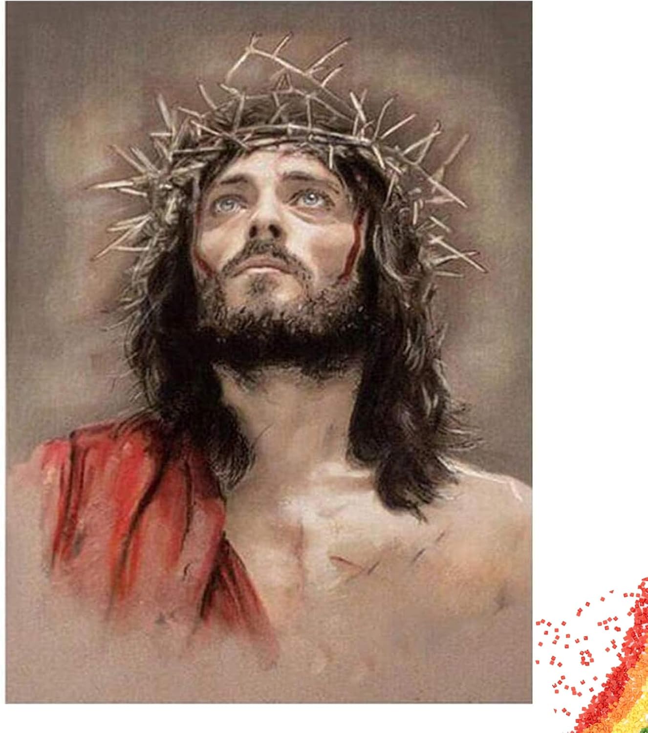 SUNKOO DIY 5D Jesus Diamond Art Painting Kits Jesus Paint