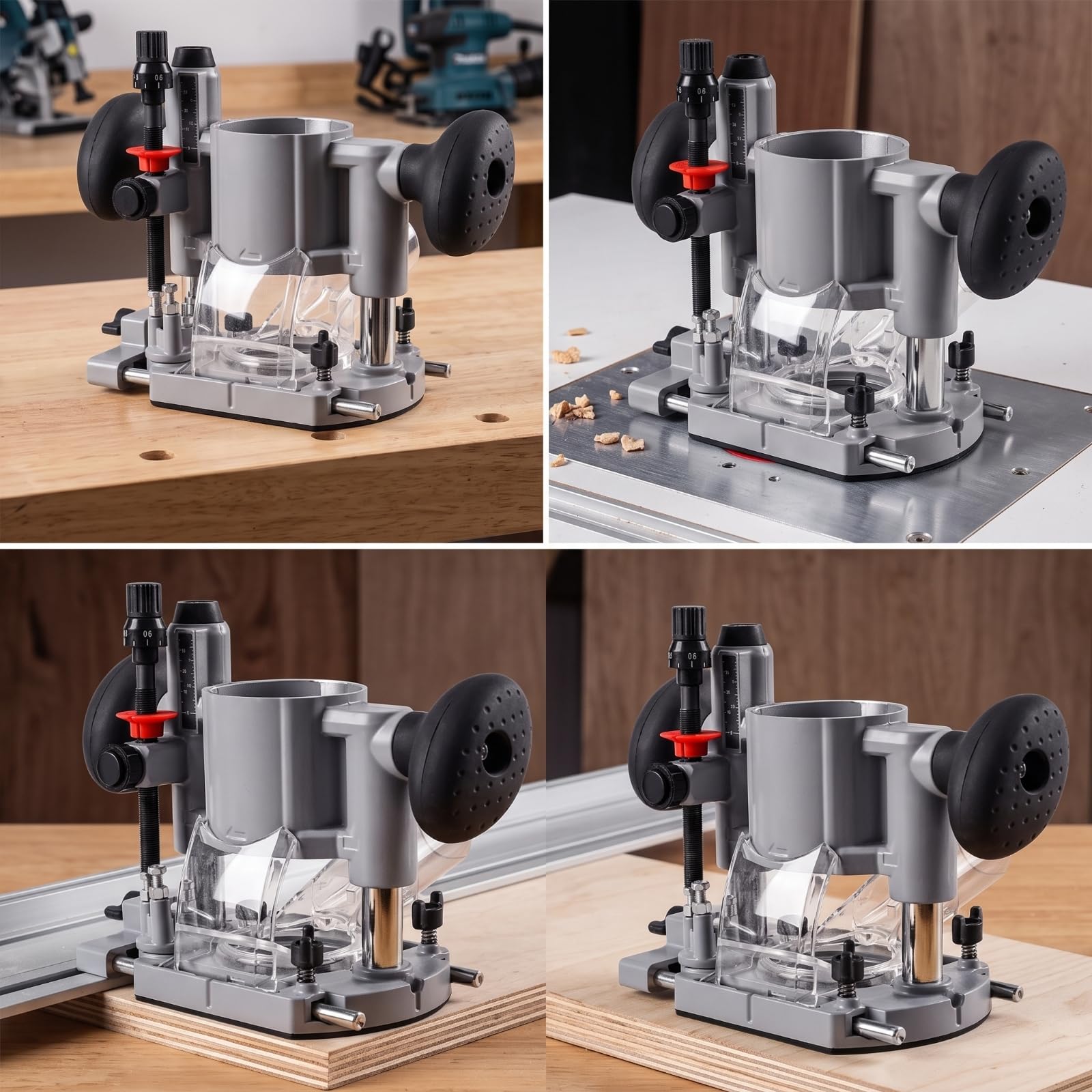 predolo Soporte Ranurado con Base Resistente, Soporte Ranurado Fresado, Ergonómico, Herramienta, Carpinteros, Aficionados Al Bricolaje