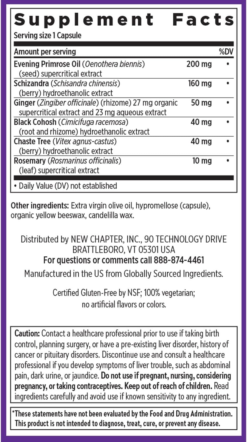 New Chapter Menopause Supplement - Estrotone Herbal Hormone Balance for Women in Perimenopause, with Black Cohosh for Hot Flash Relief & to Reduce Night Sweats + Vitex, No Added Hormones - 60 ct - Image 6