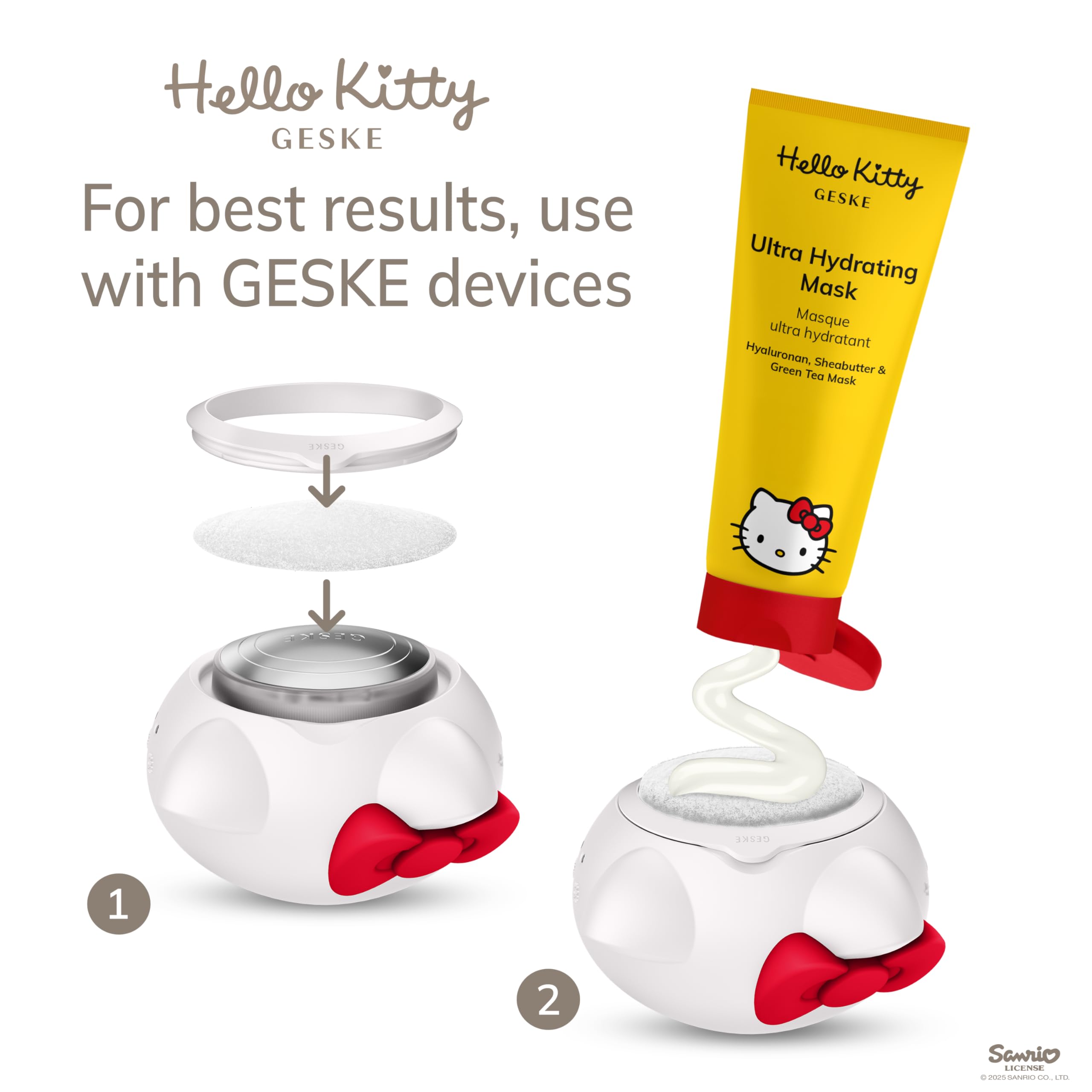 Amazon.co.jp: GESKE Hello Kitty Sonic Warm & Cool Mask | 8 in 1