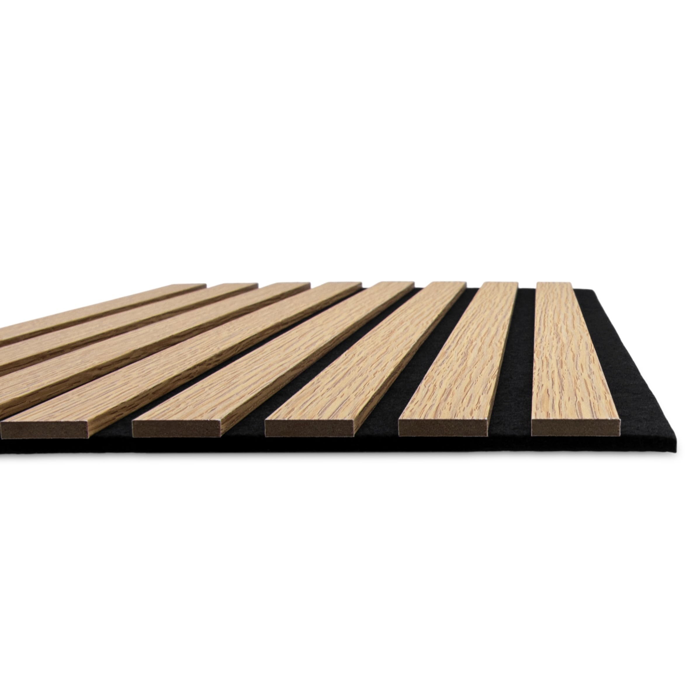Lot de 4 panneaux acoustiques, aspect bois, 60 x 30 cm, absorbeur de bruit, décoratifs, isolation phonique, panneaux muraux pour 0,72 m², panneaux muraux, revêtement mural, isolation acoustique