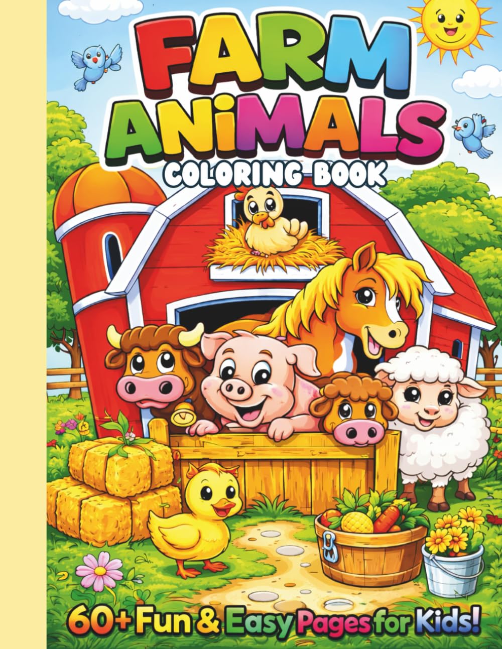 Farm Animals Coloring Book