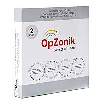 Vista 6 de Paquete de 2 cables de conexión de fibra óptica ST a ST multimodo OM1 dúplex 62.5/125µm, cable de fibra óptica 1G/10G, ST-ST de 3.3 ft (3.2 pies)