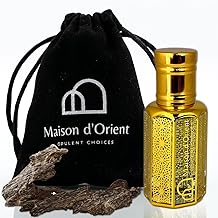 MdO Oud Wood Perfume Oil 12 mL – Exotic Oud Sandalwood and Spice Unisex Attar. Long Lasting Alcohol Free Oil, Compliment Magnet Pocket Size