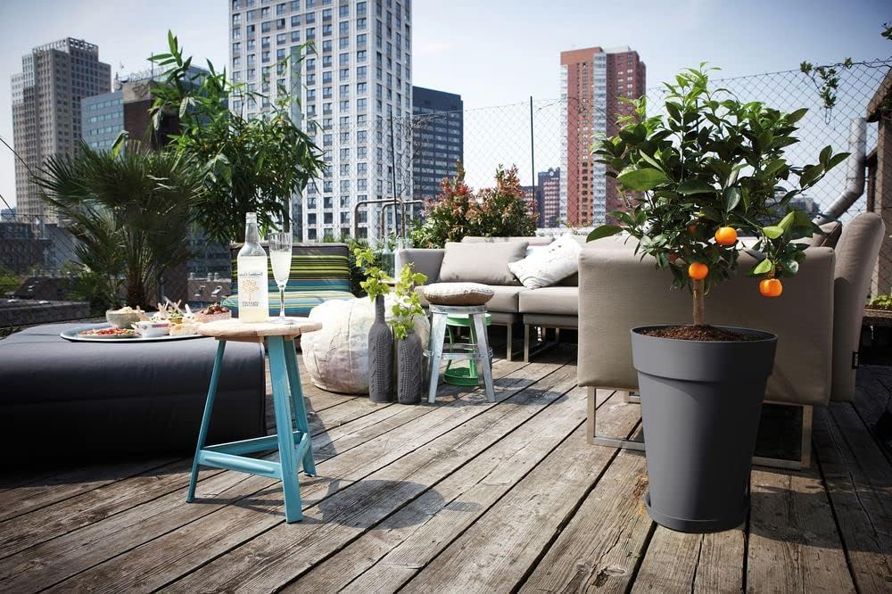 Elho Loft Urban Saucer Round 30 Anthracite