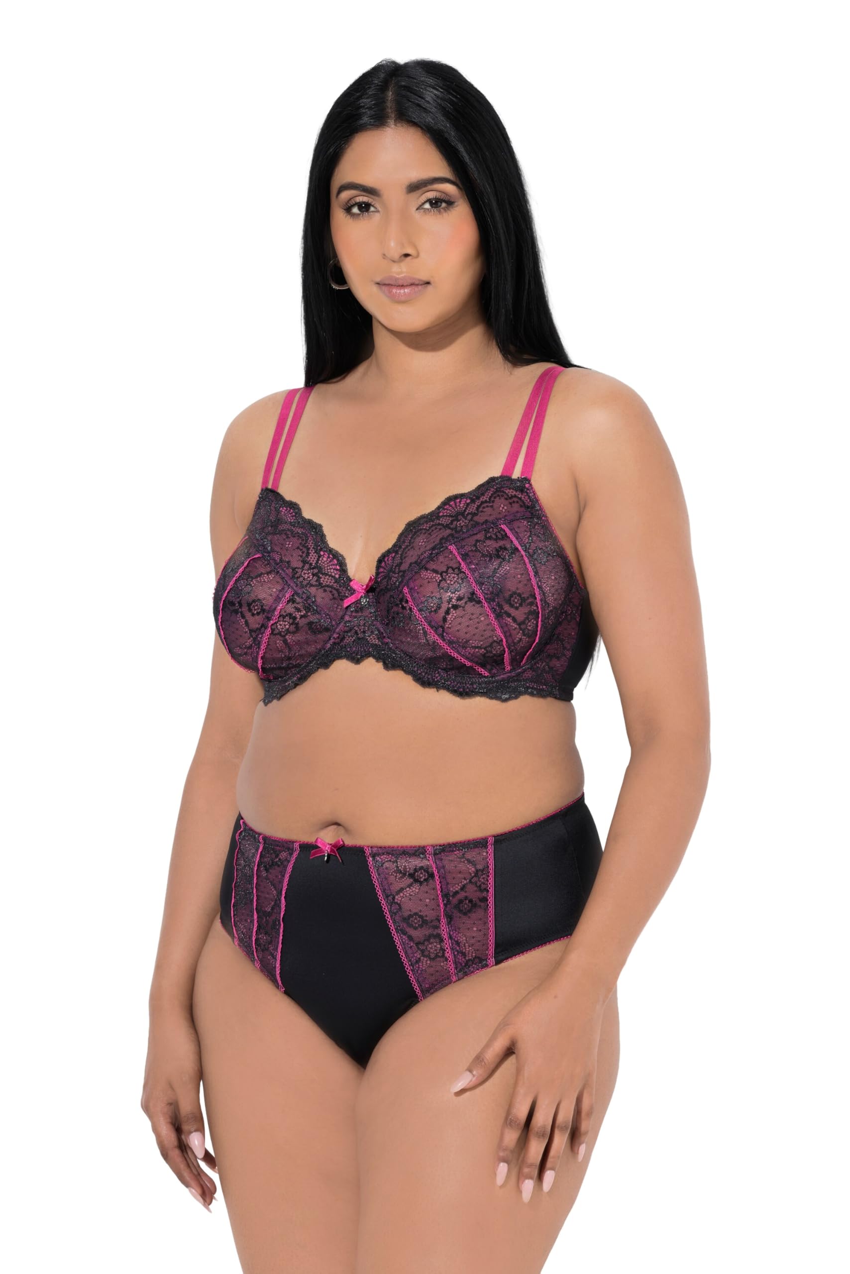 Ulla Popken TruYou by Damen große Größen Übergrößen Plus Size TruYou by Bügel-BH, Spitze, Zierbänder 845881